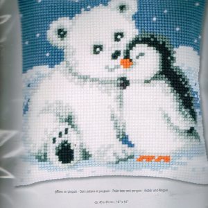 VERVACO BORDUURPAKKET KUSSEN, IJSBEER en PINGUIN 785