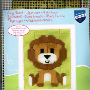 VERVACO VOORBEDRUKT (KINDER) BORDUURPAKKET , LEEUW