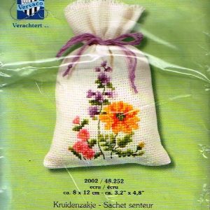 AANBIEDING VERVACO BORDUURPAKKET , GEURZAKJE DIVERSE BLOEMEN 252