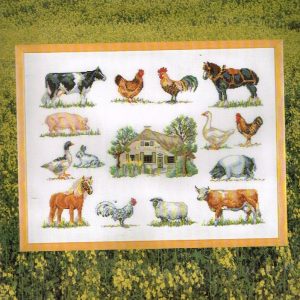 AANBIEDING PERMIN GROOT BORDUURPAKKET, BOERDERIJ met DIEREN 70-6420