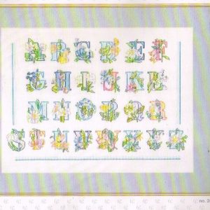 AANBIEDING THEA GOUVERNEUR BORDUURPAKKET, BLOEMEN ALPHABET 2089