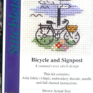 MOUSELOFT BORDUURPAKKETJE, BICYCLE AND SIGNPOST