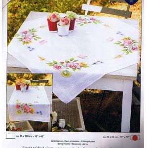 VERVACO BORDUURPAKKET, DEKSERVET met LENTEBLOEMEN 573
