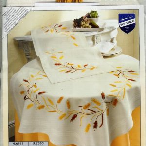 VERVACO VOORBEDRUKT BORDUURPAKKET LOPERTJE, TARWE 2365