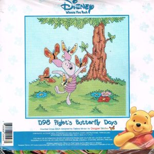 DISNEY BORDUURPAKKET ,PIGLET's BUTTERFLY DAYS