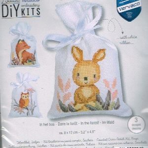VERVACO BORDUURPAKKET , SET VAN 3 GEURZAKJES, IN HET BOS 548