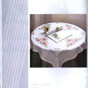 AANBIEDING PAKO BORDUURPAKKET, DEKSERVET ROSE BLOEMEN 325.008