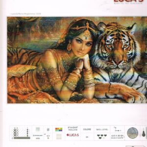 AANBIEDING LUCA GROOT BORDUURPAKKET, THE INDIAN PRINCESS AND THE ROYAL TIGER BU 5060