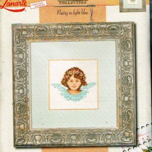 LANARTE BORDUURPAKKET POETRY IN LIGHT BLUE 34982