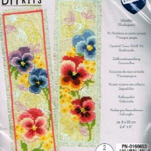 VERVACO BORDUURPAKKET,SET VAN 2 BOEKENLEGGERS ,VIOLEN 653