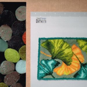 AANBIEDING VERVACO KNOOPPAKKET (SMYRNA) KLEEDJE, MOTIEF GINKO