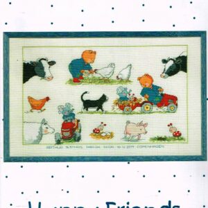 SALE HAPPY FRIENDS ( BOBBI) BORDUURPAKKET GEBOORTE, BOERDERIJ , ARTHUR