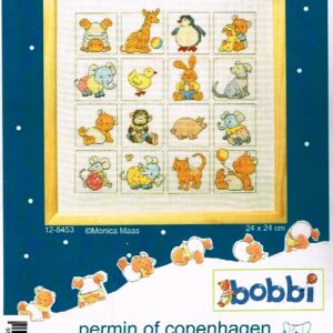 SALE HAPPY FRIENDS ( BOBBI) BORDUURPAKKET 16 SPEELSE DIEREN