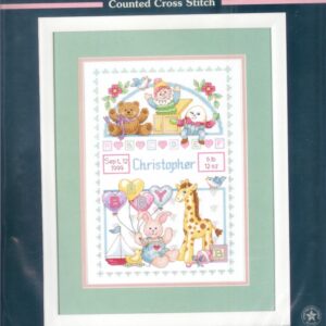SUNSET BORDUURPAKKET GEBOORTE, BIRTH RECORD FOR BABY CHRISTOPHER