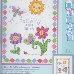 DIMENSIONS BORDUURPAKKET GEBOORTE, SO SWEET BIRTH RECORD , FELICITY