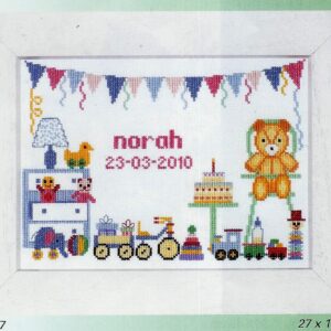 LANARTE ZELDZAAM BORDUURPAKKET GEBOORTE FIRST BIRTHDAY NORAH 35127 A