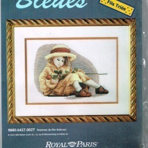 ROYAL PARIS BORDUURPAKKET , MEISJE met RODE ROOS
