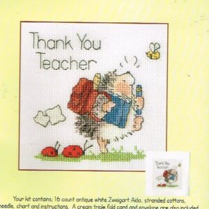 BOTHY THREADS BORDUURPAKKET, SCHOOL 's OUT ,THANK YOU TEACHER XGC14