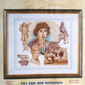 MARIA VAN SCHARRENBURG ZELDZAAM GROOT BORDUURPAKKET, HET RIJK DER ROMEINEN 9706 F