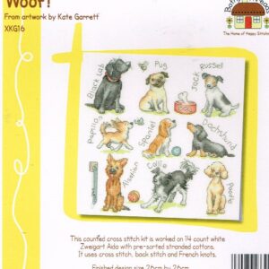 AANBIEDING BOTHY THREADS BORDUURPAKKET, DIVERSE HONDJES WOOF ! XKG16
