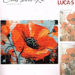 LUCA GROOT BORDUURPAKKET , THE PASSION OF POPPIES , KLAPROZEN B 7045