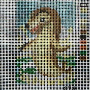 VOORBEDRUKT BORDUURSTRAMIEN , ZEEHONDJE 674