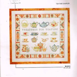 PERMIN GROOT BORDUURPAKKET, TEA-TIME SAMPLER 39-2410