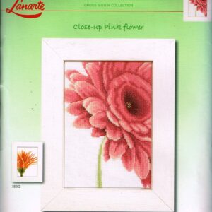 LANARTE BORDUURPAKKET,CLOSE-UP PINK FLOWER 35053 op=op
