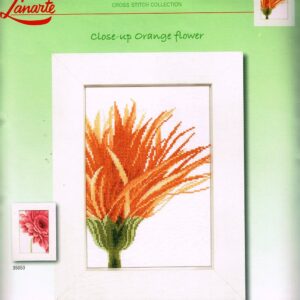 LANARTE BORDUURPAKKET,CLOSE-UP ORANGE FLOWER 35052 35052 A op=op