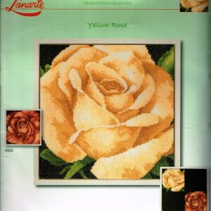 LANARTE BORDUURPAKKET, YELLOW ROSE 35024 laatste