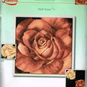 LANARTE BORDUURPAKKET, RED ROSE 35025 laatste