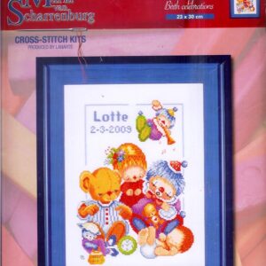 OPRUIMING MARIA VAN SCHARRENBURG BORDUURPAKKET GEBOORTE, LOTTE 35102 op=op