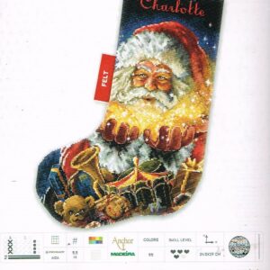 LETISTITCH BORDUURPAKKET CHRISTMAS MIRACLE STOCKING L 8050