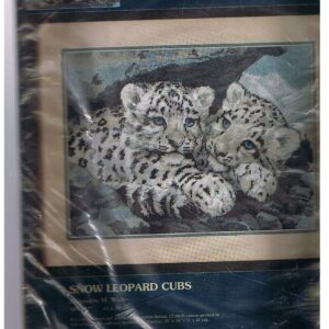 OPRUIMING DIMENSIONS BORDUURPAKKET, SNOW LEOPARD CUBS