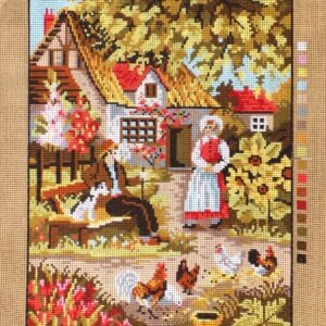 VOORBEDRUKT BORDUURSTRAMIEN, OP DE BOERDERIJ 447-B
