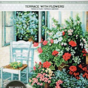 LUCA GROOT BORDUURPAKKET, TERRACE WITH FLOWERS BU 4017