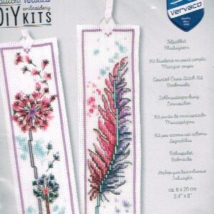 VERVACO BORDUURPAKKET, SET VAN 2 BOEKENLEGGERS , BLOEMEN 895