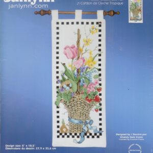 JANLYNN BORDUURPAKKET, FLOWER BASKET BELL PULL