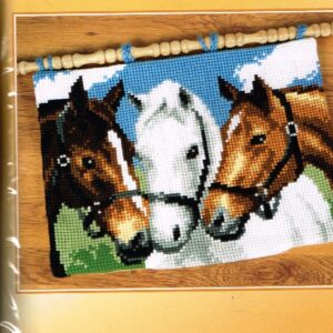 AANBIEDING VERVACO BORDUURPAKKET ( WAND) , 3 PAARDEN