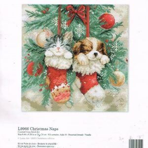 LETISTITCH BORDUURPAKKET, CHRISTMAS NAPS L 9966