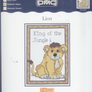 OPRUIMING DMC BORDUURPAKKET, KING OF THE JUNGLE ! LION 4109