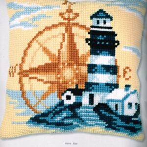 VERVACO BORDUURPAKKET KUSSEN, MARINE 419