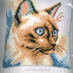 VERVACO BORDUURPAKKET KUSSEN, SIAMESE KAT 474