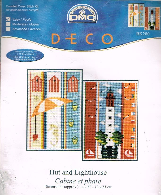 OPRUIMING DMC BORDUURPAKKET, HUT and LIGHTHOUSE BK 280
