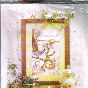 ORCHIDEA VOORBEDRUKT BORDUURPAKKET, VOGEL met BESSEN 8059