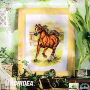 ORCHIDEA VOORBEDRUKT BORDUURPAKKET, PAARD IN GALOP 8143