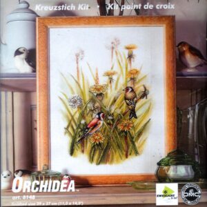 ORCHIDEA VOORBEDRUKT BORDUURPAKKET, VOGELS tussen RIET 8148