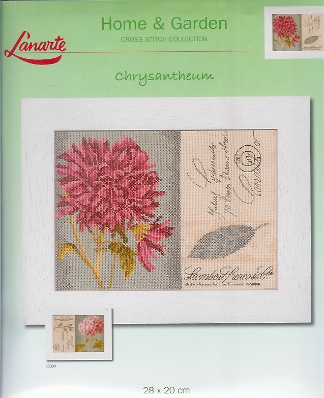 LANARTE BORDUURPAKKET, CHRYSANTHEUM  35035