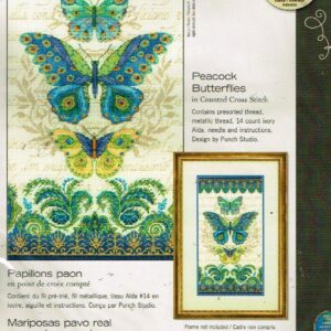 DIMENSIONS BORDUURPAKKET, PEACOCK  BUTTERFLIES