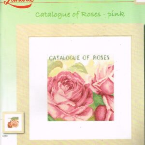 LANARTE BORDUURPAKKET, CATALOQUE OF ROSES -PINK 34994